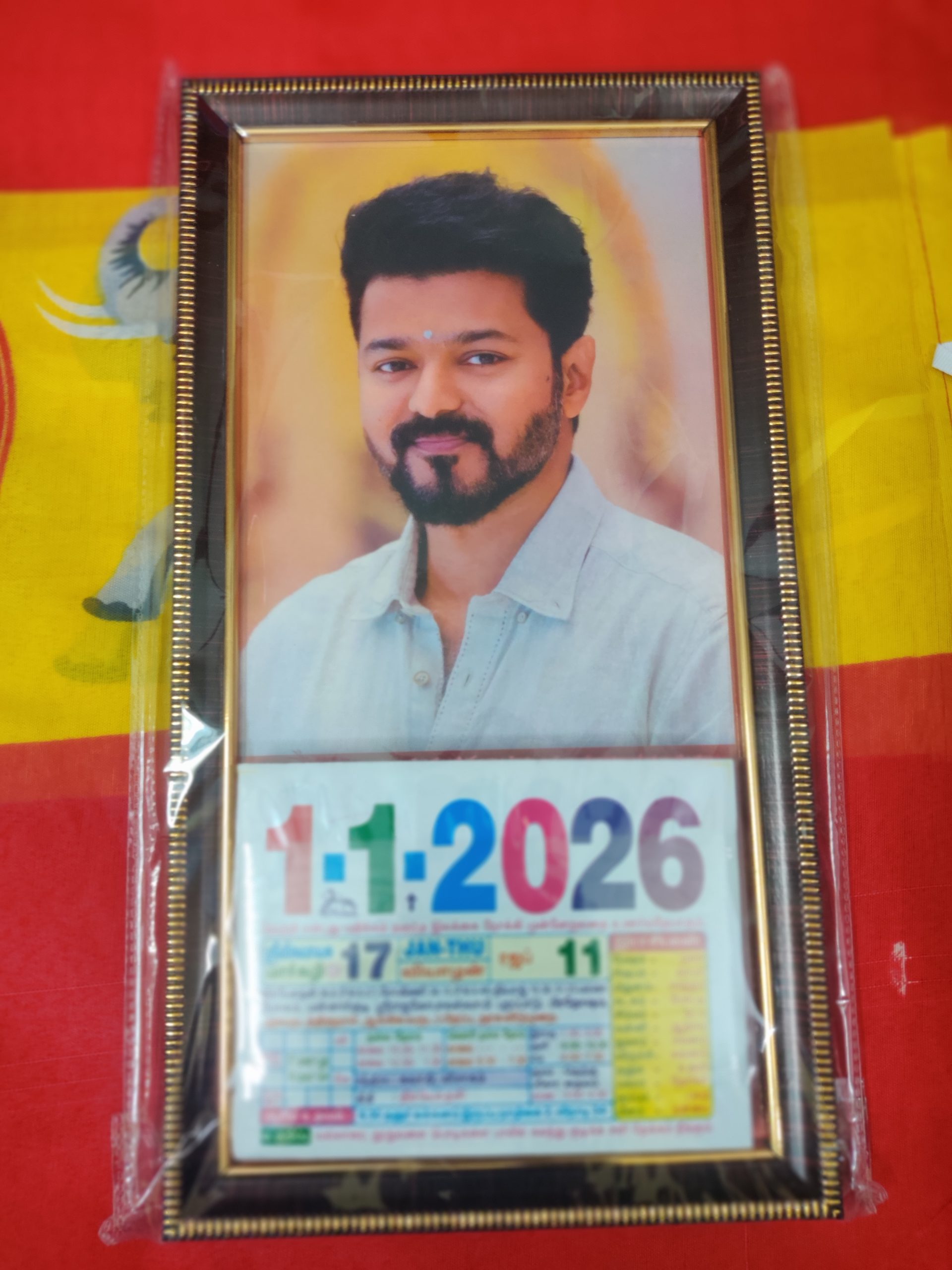 6x12 Frame Calendar – TVK Vijay | 2026 Frame Calendar - Image 3