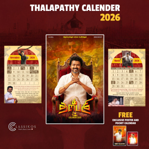 Thalapathy Vijay 2026 Calendar - A Tribute to the Legend